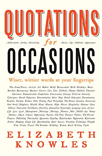 Stock image for Quotations for Occasions for sale by AwesomeBooks