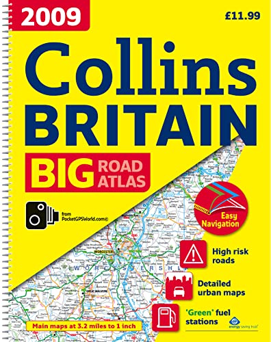 9780007272419: 2009 Collins Big Road Atlas Britain