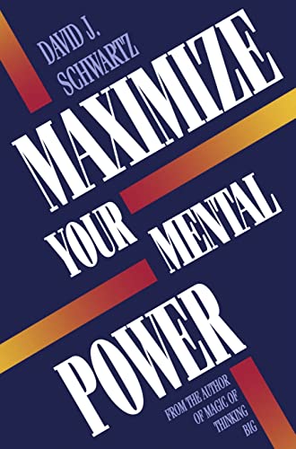Maximize Your Mental Power (9780007272631) by David J. Schwartz