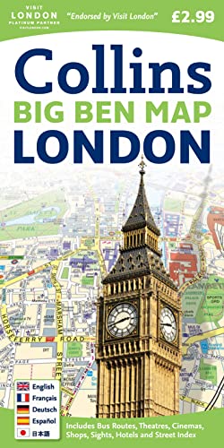 Stock image for London Big Ben Map for sale by WorldofBooks