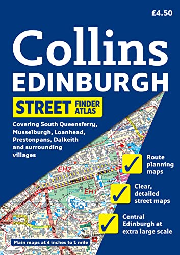 Stock image for Edinburgh Streetfinder Atlas for sale by WorldofBooks