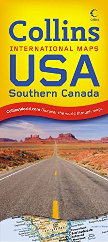 9780007276318: USA and Southern Canada (Collins International Maps)