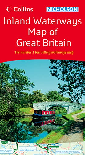 Stock image for Collins/Nicholson Inland Waterways Map of Great Britain (Waterways Guides) for sale by WorldofBooks