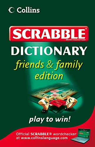 Stock image for Collins Scrabble Dictionary: Friends and Family Edition for sale by WorldofBooks