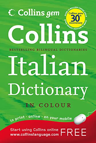 Stock image for Collins Gem Italian Dictionary (Collins Gem) for sale by Reuseabook