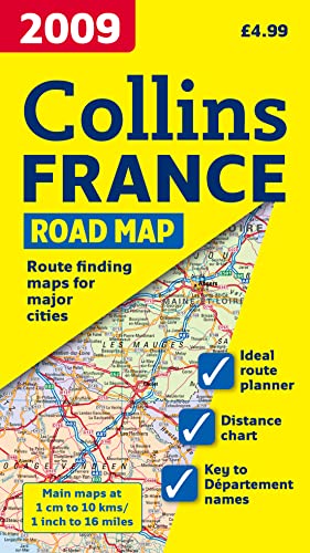 9780007285075: International Road Map – 2009 Map of France [Idioma Ingls]