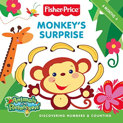 Stock image for Fisher-Price Animals of the Rainforest - Monkey's Surprise: Discovering numbers and counting for sale by AwesomeBooks