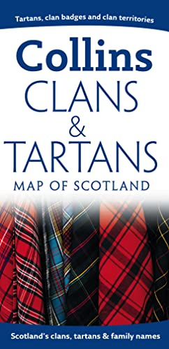 9780007289509: Collins Clans & Tartans Map of Scotland