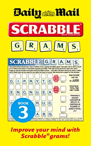 Stock image for Collins Daily Mail Scrabble Grams: Puzzle Book 3: Puzzle Book No. 3 for sale by Reuseabook