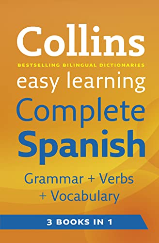 Stock image for Easy Learning Complete Spanish Grammar, Verbs and Vocabulary (3 Books in 1) (Collins Easy Learning Spanish) (Spanish and English Edition) for sale by Ergodebooks