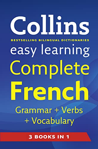Stock image for Easy Learning French Grammar, Verbs and Vocabulary (3 Books in 1) (Collins Easy Learning French) (English and French Edition) for sale by Ergodebooks