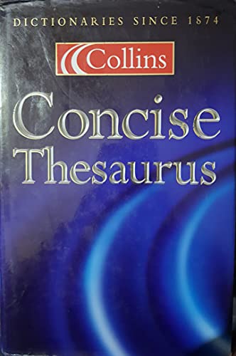 9780007299447: Collins Concise Thesaurus