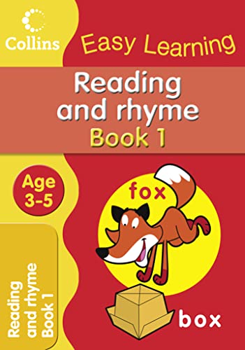 9780007300884: Reading and Rhyme: Explore reading and rhyme in this activity-packed practice book for 3 to 5-year-olds.