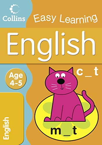 Stock image for English: Help your child improve their literacy skills with Easy Learning English for Age 4-5. (Collins Easy Learning Age 3-5) for sale by WorldofBooks