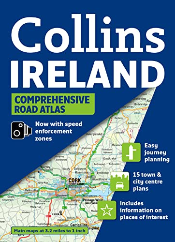 Imagen de archivo de Collins Ireland Comprehensive Road Atlas (Collins Travel Guides) a la venta por HPB-Ruby