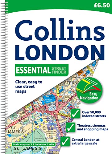 Stock image for London Essential Street Atlas for sale by WorldofBooks