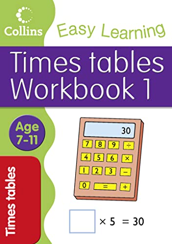 9780007323340: Times Tables Workbook 1: Age 7-11 (Collins Easy Learning Age 7-11)