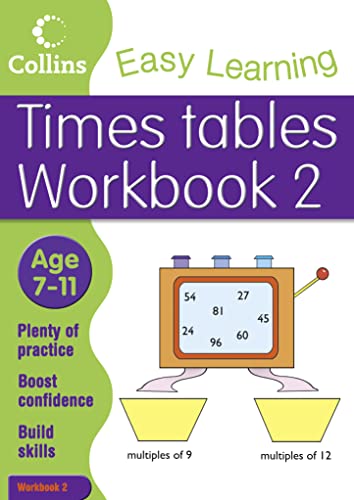Imagen de archivo de Times Tables Workbook 2 (Collins Easy Learning Age 7-11) a la venta por MusicMagpie