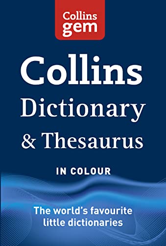 9780007324934: Dictionary and Thesaurus (Collins Gem)