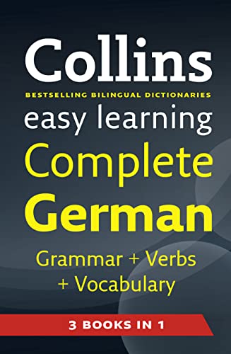 Beispielbild fr Easy Learning Complete German Grammar, Verbs and Vocabulary (3 books in 1) (Collins Easy Learning German) zum Verkauf von WorldofBooks