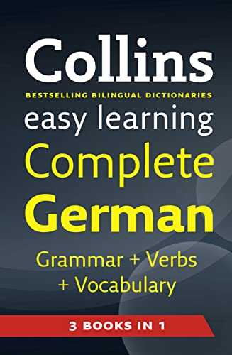 9780007324941: Easy Learning Complete German Grammar, Verbs and Vocabulary (3 Books in 1) (Collins Easy Learning German) (German and English Edition)