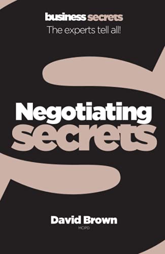 9780007328079: Business Secrets - Negotiating: The experts tell all! (Collins Business Secrets)