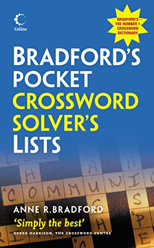 Imagen de archivo de Collins Bradford's Pocket Crossword Solver's Lists a la venta por ThriftBooks-Atlanta