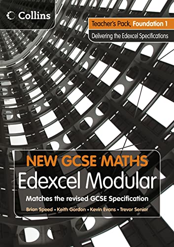 Stock image for Teacher's Pack Foundation 1: Edexcel Modular (B) (New GCSE Maths) for sale by Phatpocket Limited