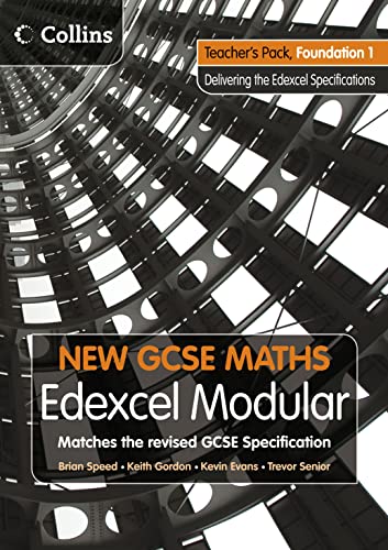 9780007339884: New GCSE Maths – Teacher’s Pack Foundation 1: Edexcel Modular (B)