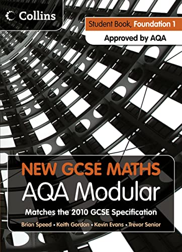 Beispielbild fr New GCSE Maths " Student Book Foundation 1: AQA Modular zum Verkauf von WorldofBooks