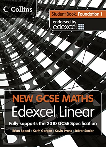 Stock image for New GCSE Maths    Student Book Foundation 1: Edexcel Linear (A) for sale by AwesomeBooks