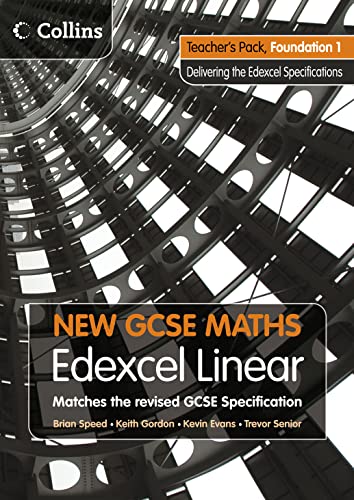 9780007340200: Teacher’s Pack Foundation 1: Edexcel Linear (A)