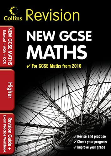 Imagen de archivo de GCSE Maths for Edexcel A+B+AQA B+OCR: Higher: Revision Guide and Exam Practice Workbook (Collins GCSE Revision) a la venta por WorldofBooks