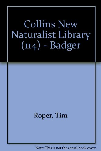 9780007350049: Badger: Book 114 (Collins New Naturalist Library)