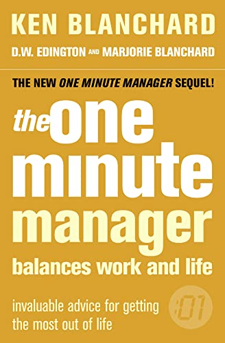 Stock image for The One Minute Manager Balances Work and Life for sale by Majestic Books