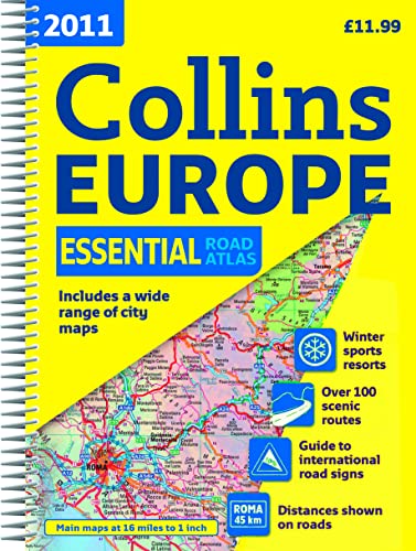 9780007364121: 2011 Collins Essential Road Atlas Europe [Idioma Ingls]