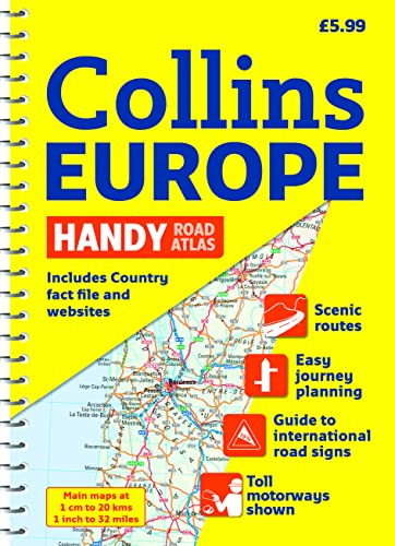 Stock image for Collins Handy Road Atlas Europe for sale by WorldofBooks