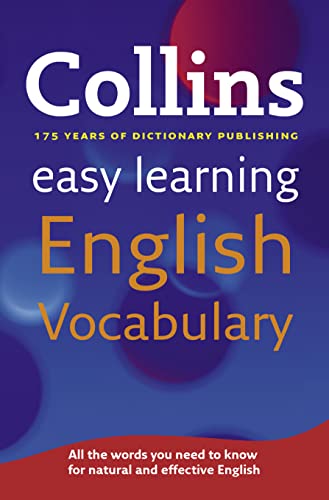9780007374717: Easy Learning English Vocabulary (Collins Easy Learning English)