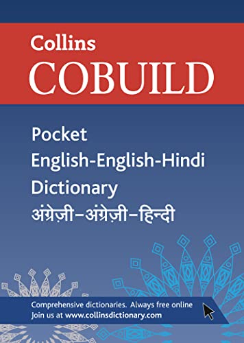 Stock image for Collins Cobuild Pocket English-English-Hindi Dictionary for sale by WorldofBooks