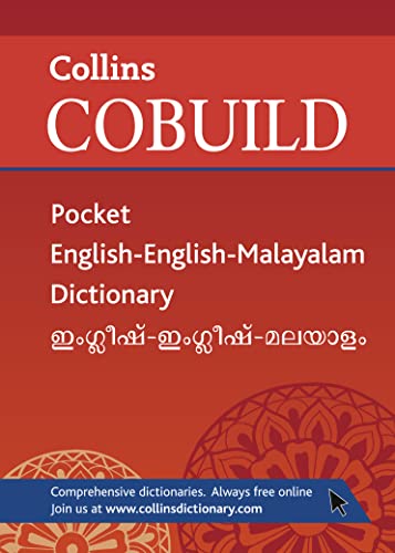 9780007415489: Collins Cobuild Pocket English-English-Malayalam Dictionary