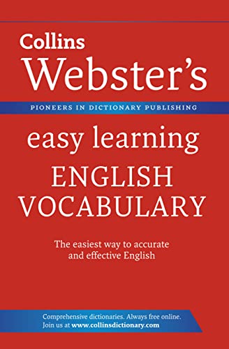Stock image for Webster  s Easy Learning English Vocabulary (Collins Webster  s Easy Learning) for sale by WorldofBooks