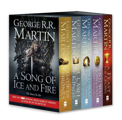 Imagen de archivo de A Game of Thrones: The Story Continues: A Complete boxset of Books 1 "4 (A Song of Ice and Fire) a la venta por WorldofBooks