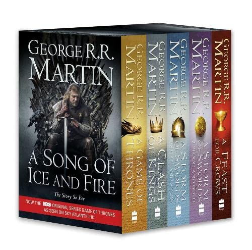 Stock image for A Game of Thrones: The Story Continues: A Complete boxset of Books 1 "4 (A Song of Ice and Fire) for sale by WorldofBooks