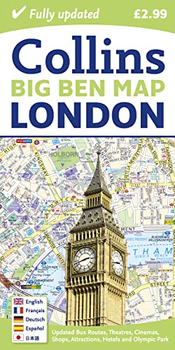 Stock image for London Big Ben Map for sale by WorldofBooks