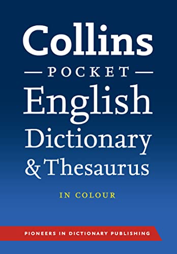 Stock image for Collins Pocket English Dictionary and Thesaurus [Paperback] by UNKNOWN ( Author ) for sale by Goldstone Books