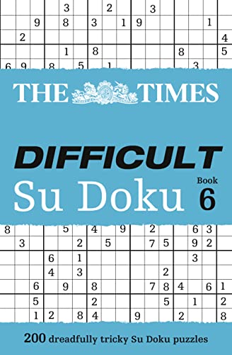 Stock image for The Times Difficult Su Doku Book 6: 200 dreadfully tricky Su Doku puzzles (The Times Su Doku) for sale by WorldofBooks