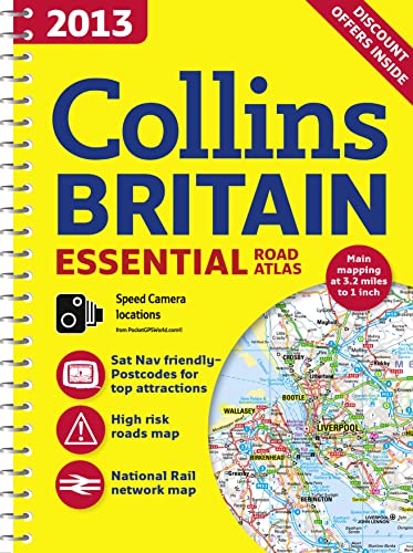 9780007468614: 2013 Collins Essential Road Atlas Britain