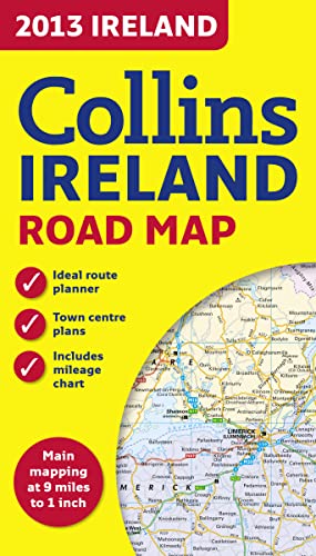 9780007468676: 2013 Collins Map of Ireland