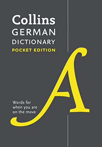 Imagen de archivo de Collins German Dictionary Pocket edition: 44,000 translations in a portable format a la venta por WorldofBooks