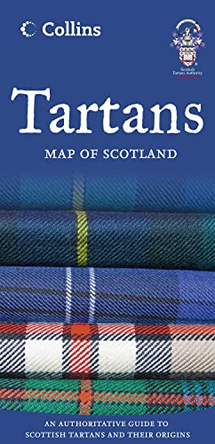 9780007485888: Tartans Map of Scotland (Collins Pictorial Maps)